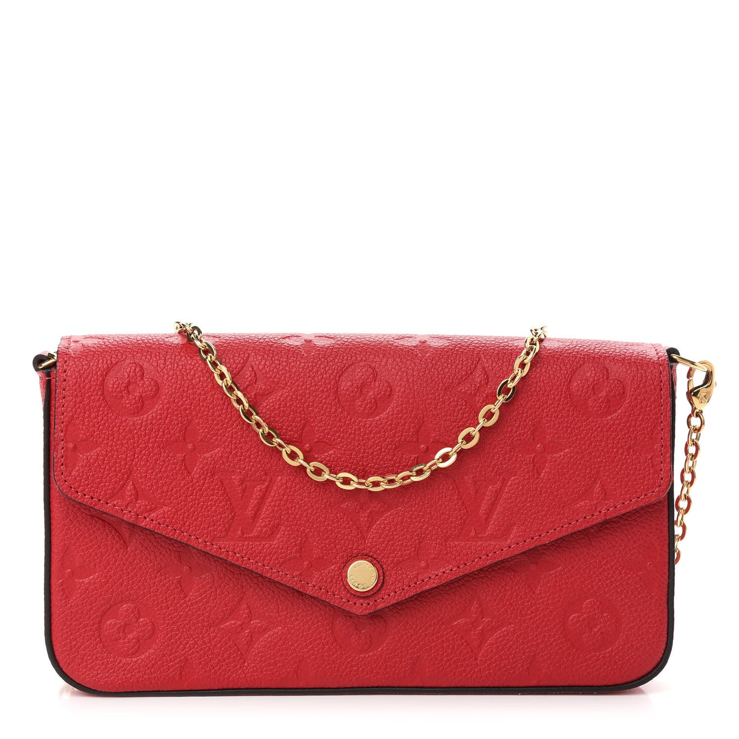 Empreinte Pochette Felicie Chain Wallet Cherry