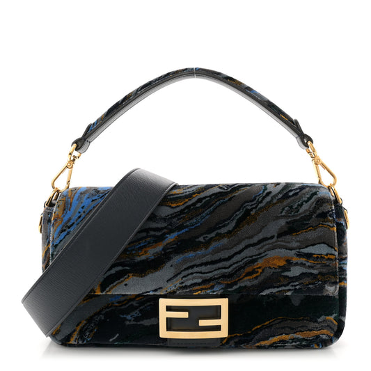 Velvet Tappetino Marble Baguette Bleu Multicolor