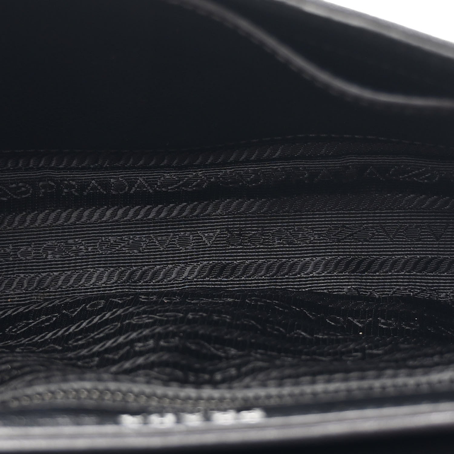 Prada Glace Calfskin Studded Crossbody Black 5 of 10