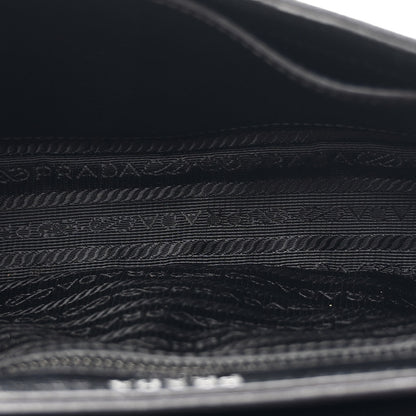 Prada Glace Calfskin Studded Crossbody Black 5 of 10