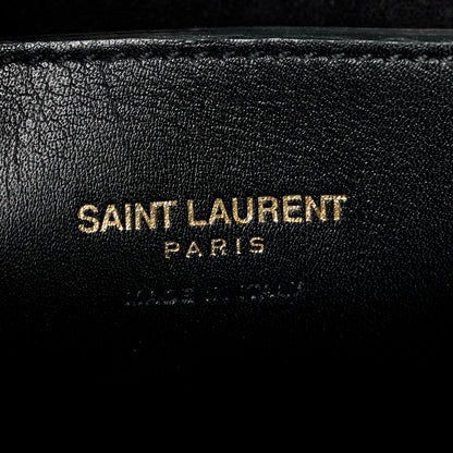 Saint Laurent Smooth Calfskin Small Monogram Cabas Black 6 of 11