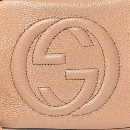 Gucci Pebbled Calfskin Small Soho Disco Bag Rose Beige 14 of 14