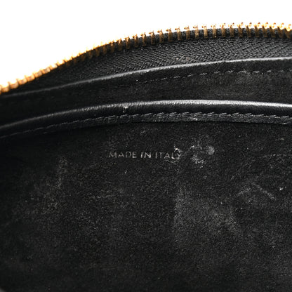 Celine Smooth Calfskin Medium Strap Ava Triomphe Shoulder Bag Black 6 of 12