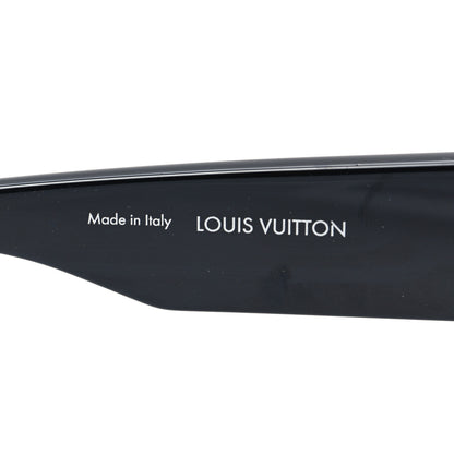 Louis Vuitton Acetate Swarovski Crystal Cyclone Sunglasses Z1736W Black 7 of 7