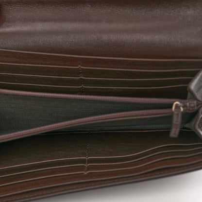 Gucci Guccissima Signature Microguccissima Bree Continental Wallet Chocolate 5 of 7