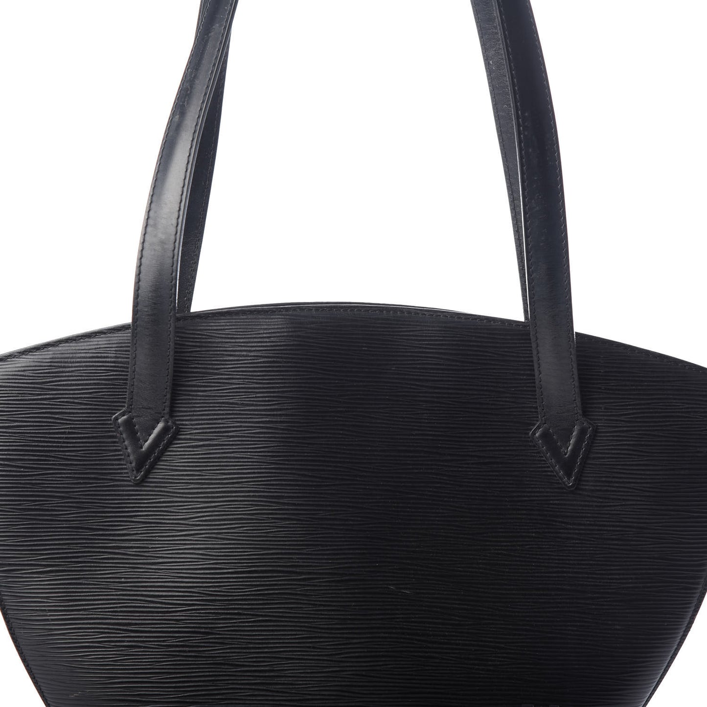Epi Saint Jacques PM Long Straps Black