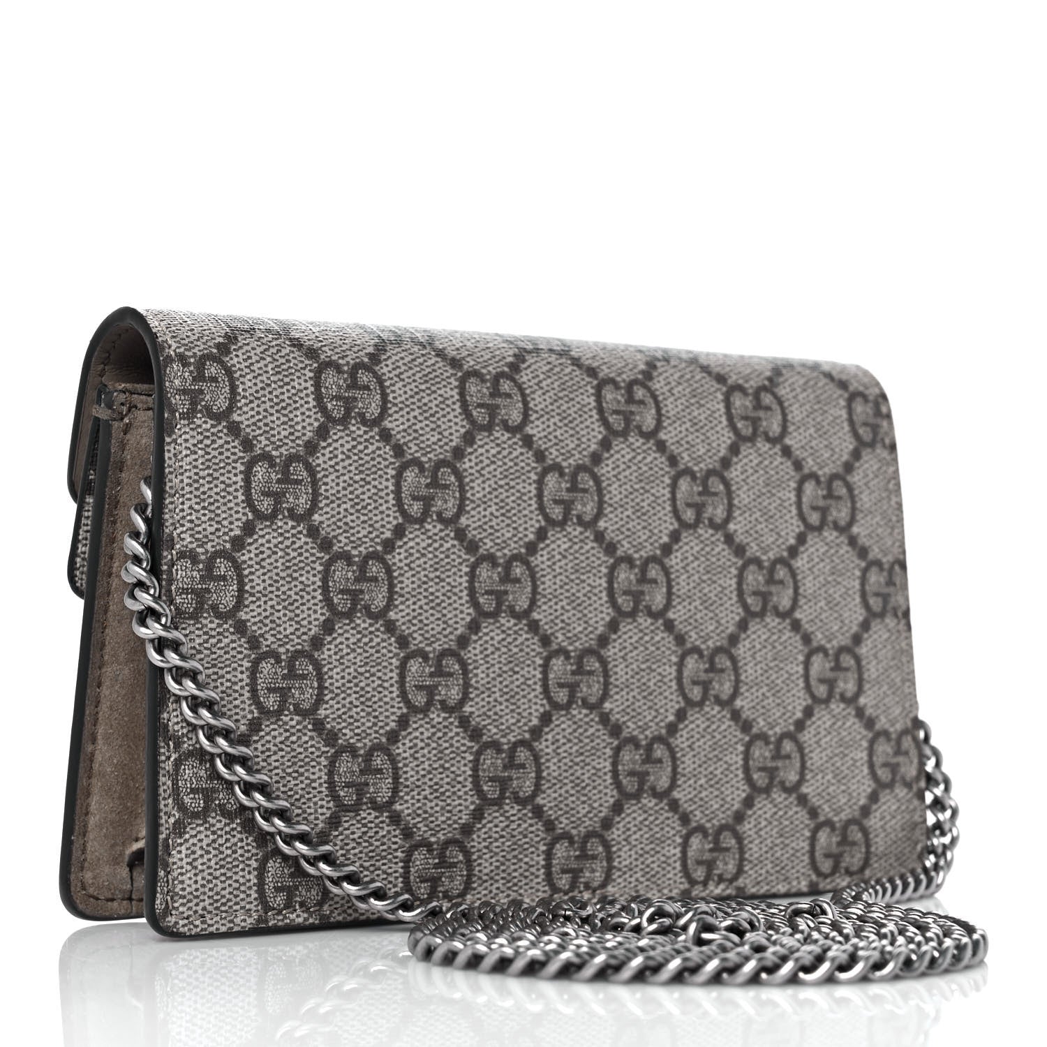 Gucci GG Supreme Monogram Super Mini Dionysus Shoulder Bag Taupe 3 of 8