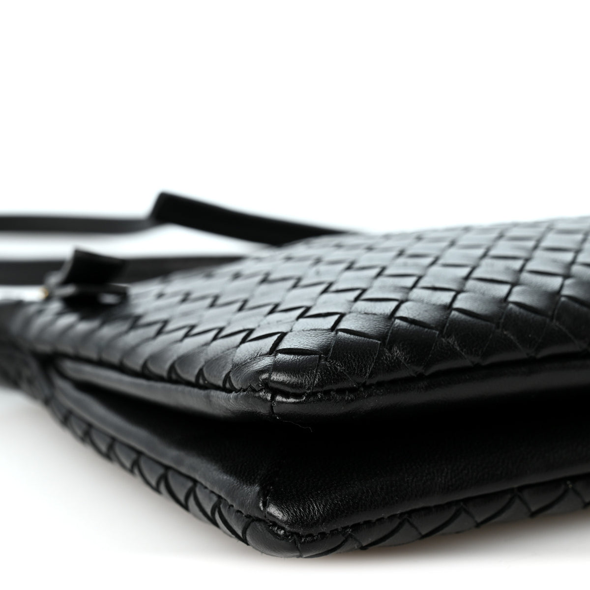 Nappa Intrecciato Medium Piccolo Pouch  Black