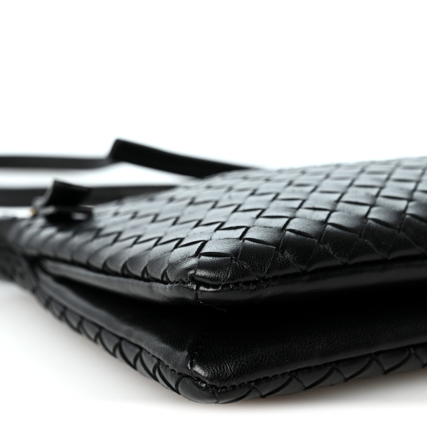 Bottega Veneta Nappa Intrecciato Medium Piccolo Pouch  Black 7 of 8