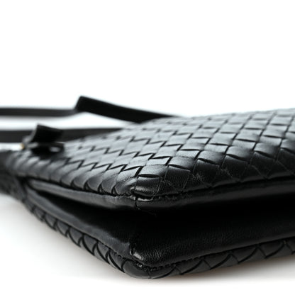 Bottega Veneta Nappa Intrecciato Medium Piccolo Pouch  Black 7 of 8
