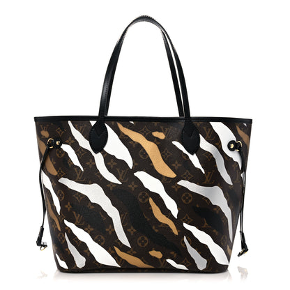 Louis Vuitton X LOL Monogram Neverfull MM Gold Silver 3 of 10