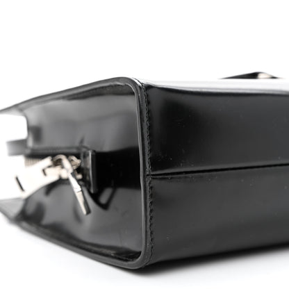 Prada Spazzolato Mini Re-Edition 1995 Double Handle Handbag Black 9 of 10