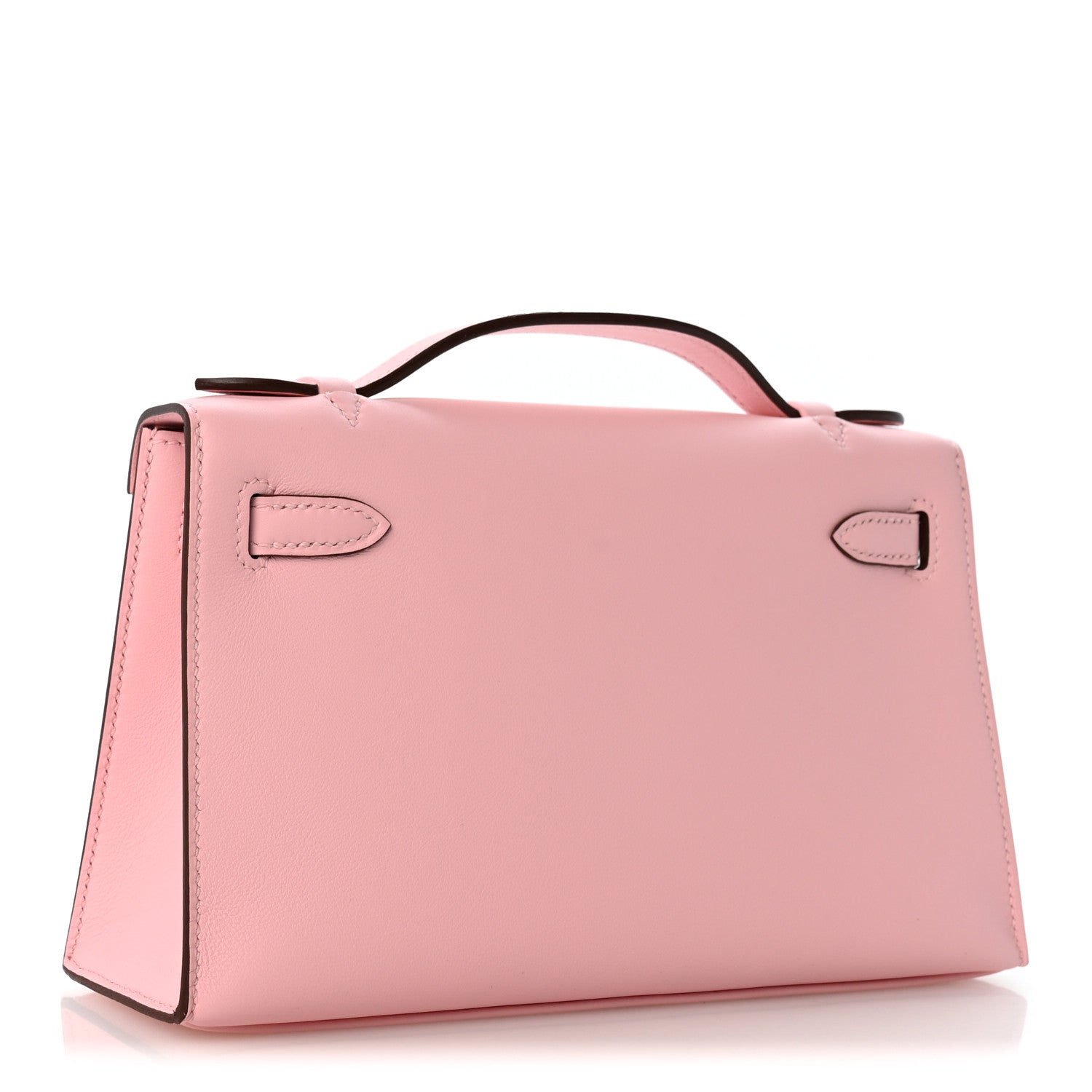 Hermes Swift Kelly Pochette Clutch Rose Sakura 3 of 11
