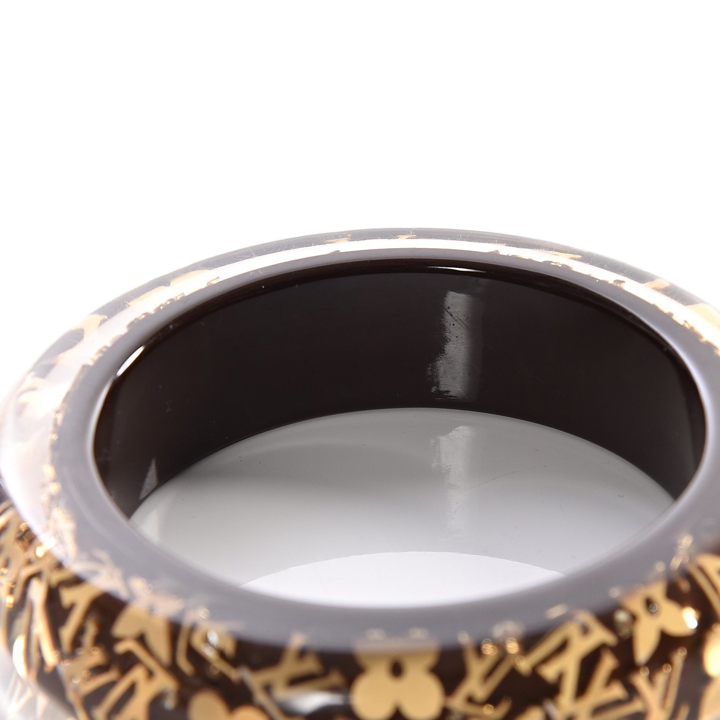 Resin Swarovski Medium Inclusion Bracelet GM Marron