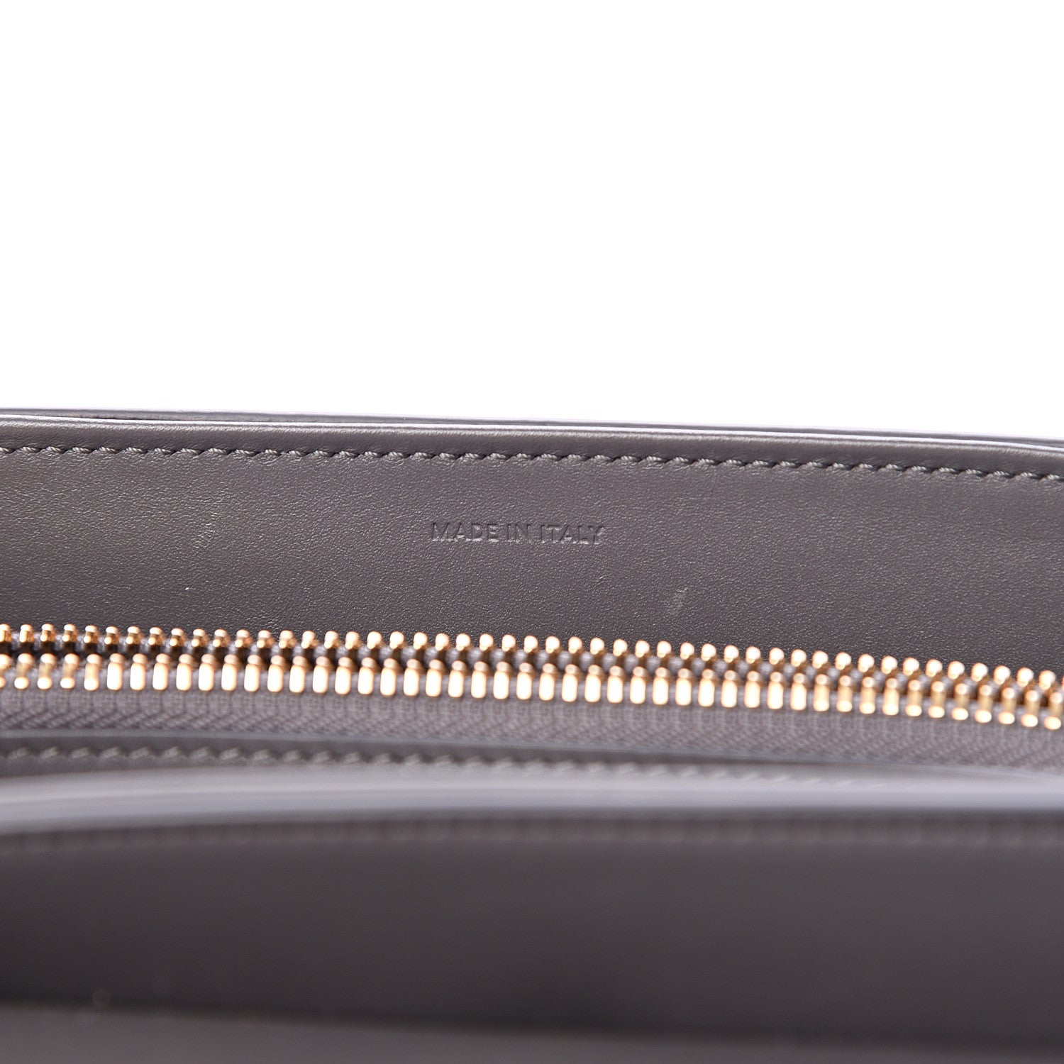 Celine Satinated Calfskin Small 16 Top Handle Bag Gray 6 of 14