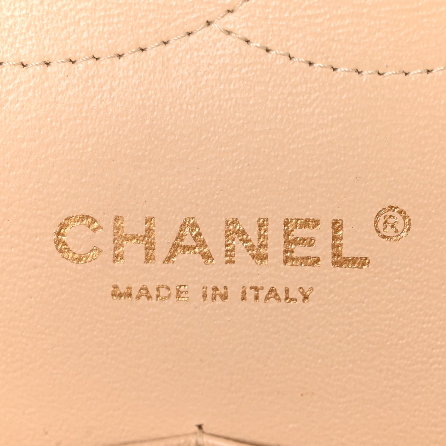 Chanel Lambskin Quilted Jumbo Double Flap Beige 6 of 10