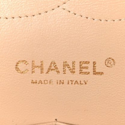 Chanel Lambskin Quilted Jumbo Double Flap Beige 6 of 10