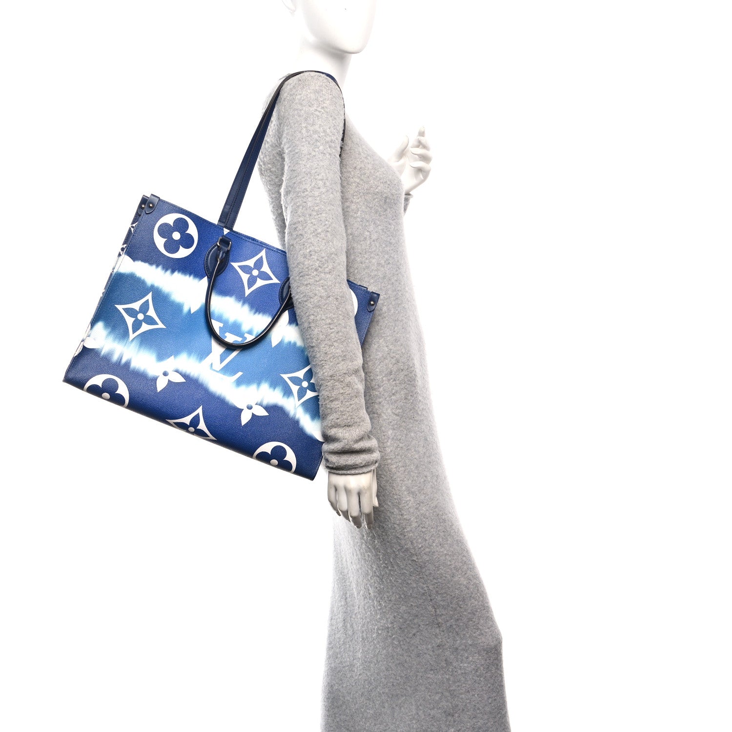 Louis Vuitton Monogram Escale Onthego GM Blue 2 of 9