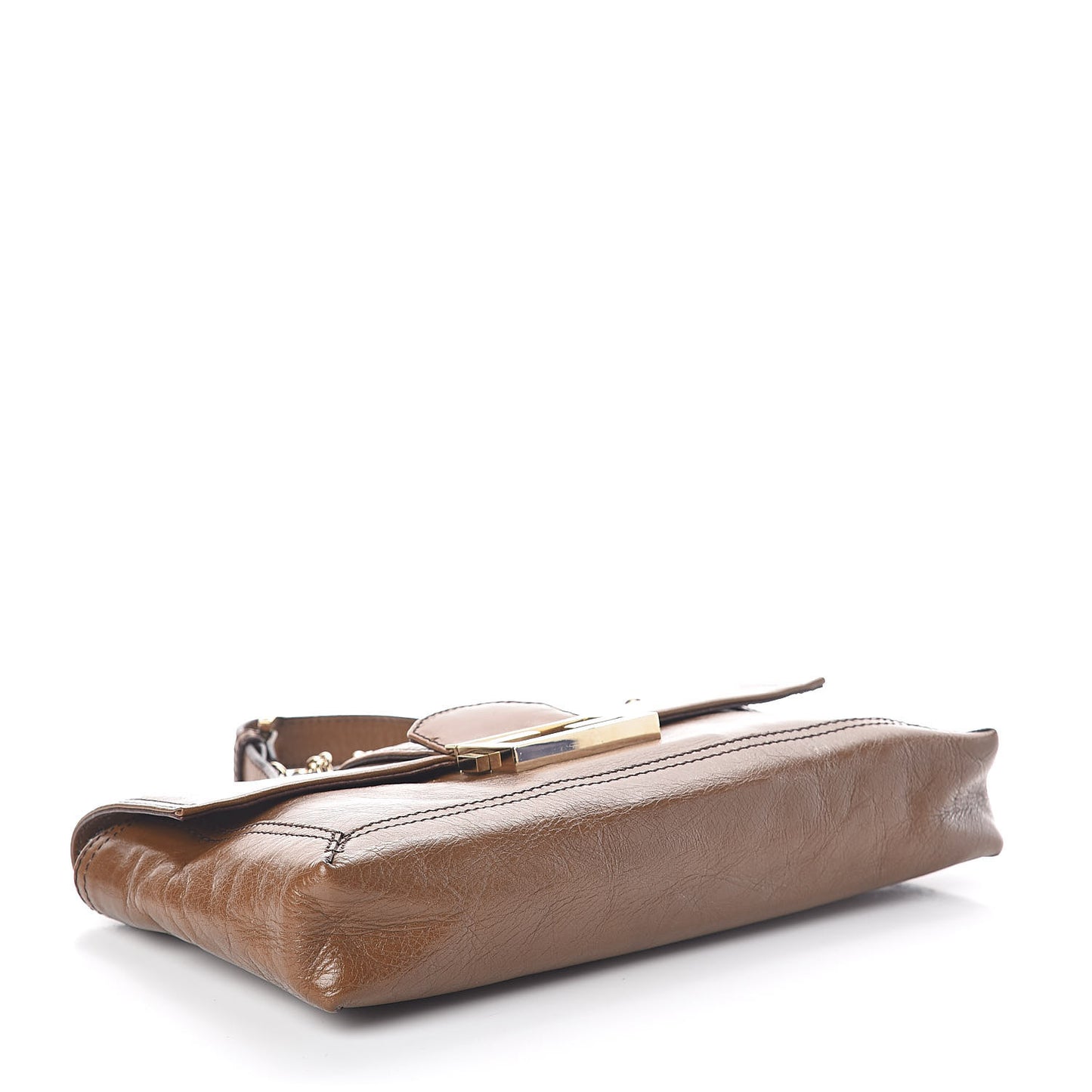 Vitello Acqua Maxi Baguette Bag Saddler