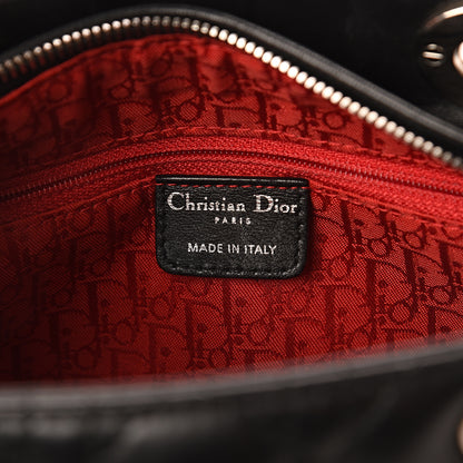 Christian Dior Lambskin Cannage Medium Lady Dior Black 4 of 7