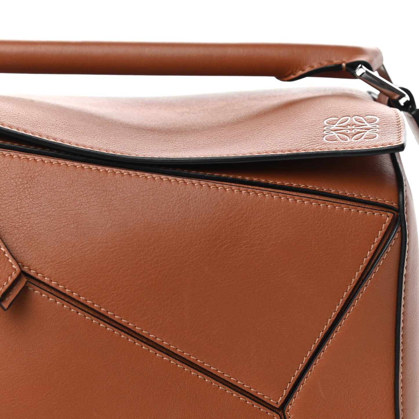 Calfskin Medium Puzzle Bag Tan