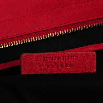 Saint Laurent Sheepskin Medium Cabas ChYc Red 7 of 8