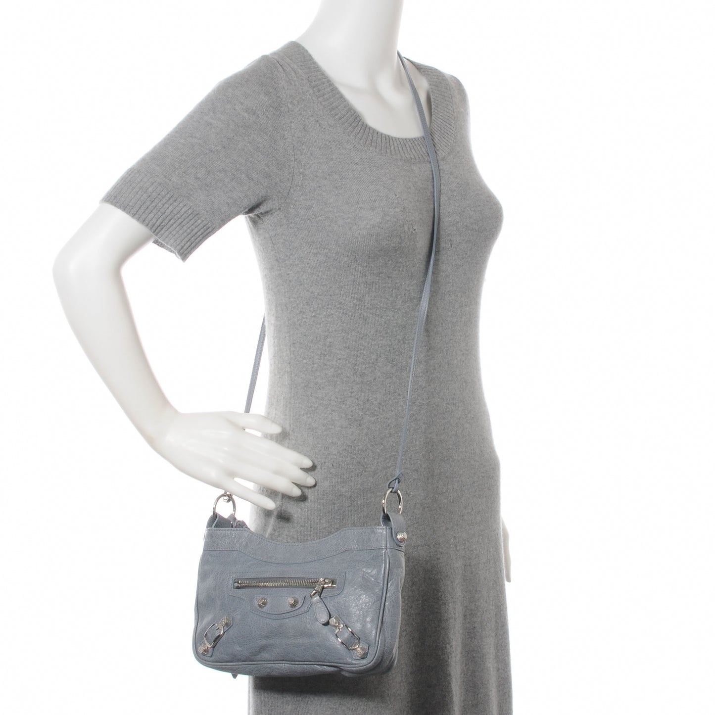 Agneau Giant 12 Silver Hardware Hip Ardoise