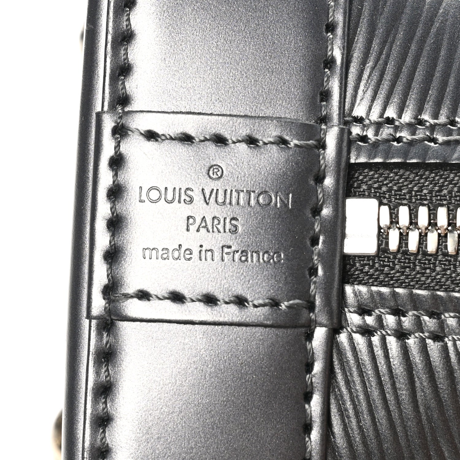 Louis Vuitton Epi Alma BB Anthracite Nacre 6 of 12