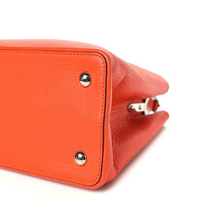 Louis Vuitton Taurillon Capucines GM Red 9 of 9