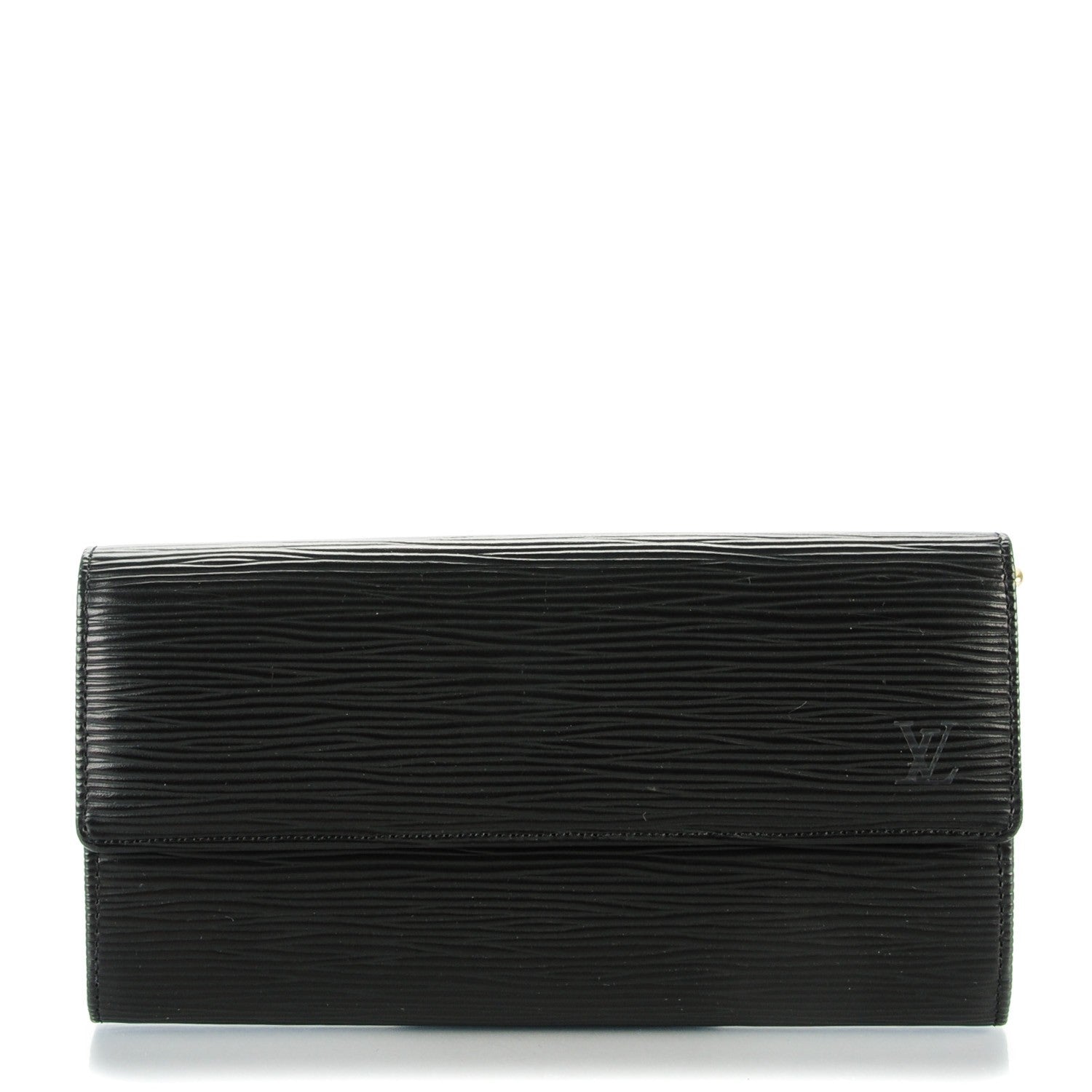 Louis Vuitton Epi Porte-Monnaie Credit Wallet Black 1 of 6