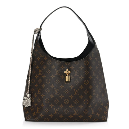 Louis Vuitton Monogram Flower Hobo Snakeskin 1 of 8