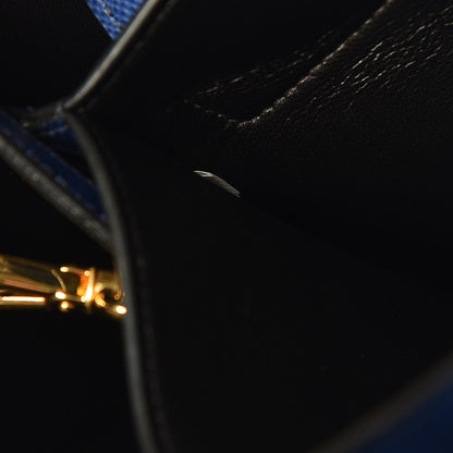 Prada Saffiano Cuir Medium Double Bag Inchiostro 8 of 10