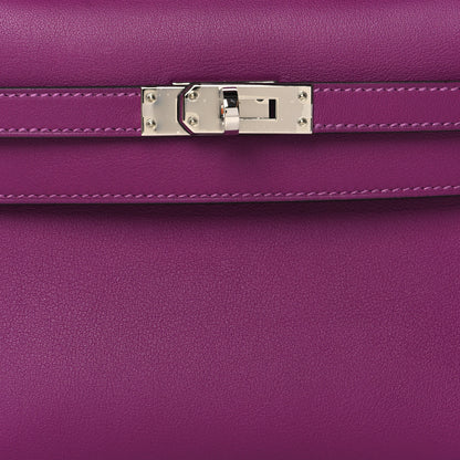 Hermes Swift Kelly Pochette Clutch Anemone 7 of 10