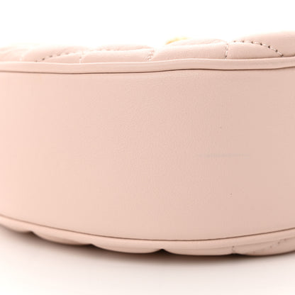 Versace Nappa Quilted La Medusa Round Camera Bag Light Pink 8 of 10