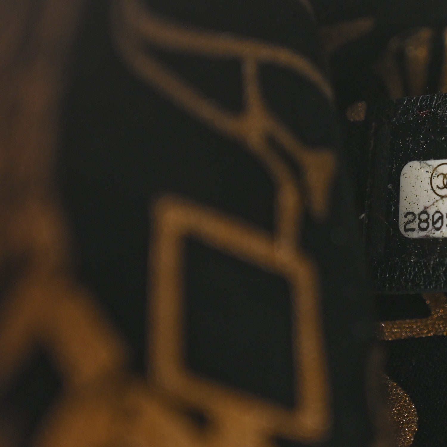 Chanel Metallic Lambskin CC Kheops Pyramid Bag Gold Black 7 of 10