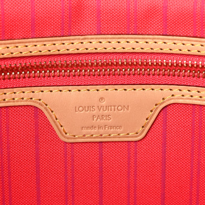 Louis Vuitton Damier Azur Delightful MM Pink 6 of 8