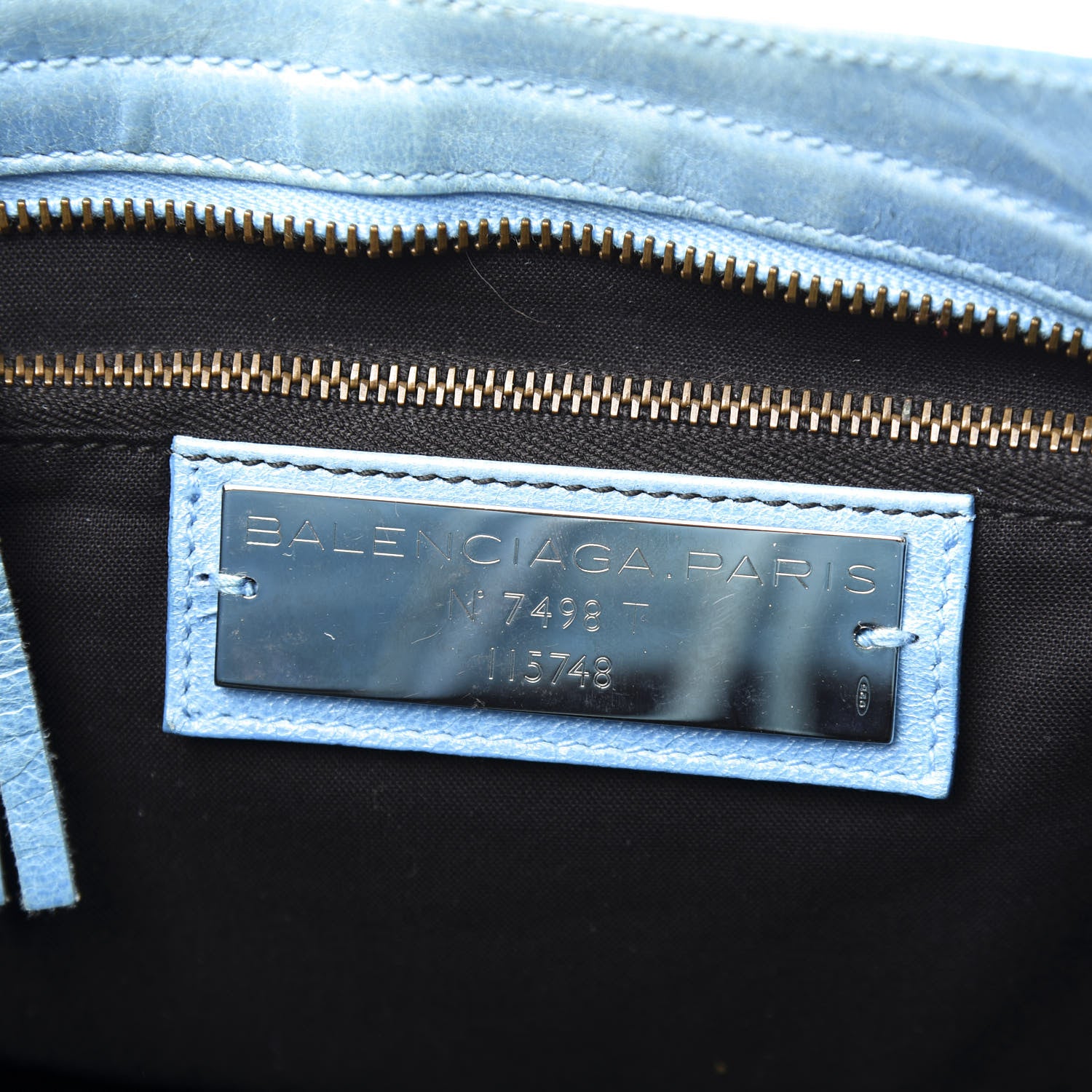 Balenciaga Agneau Classic Hardware City Turquoise 10 of 14
