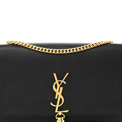 Saint Laurent Grain De Poudre Medium Classic Monogram Kate Tassel Satchel Black 8 of 11