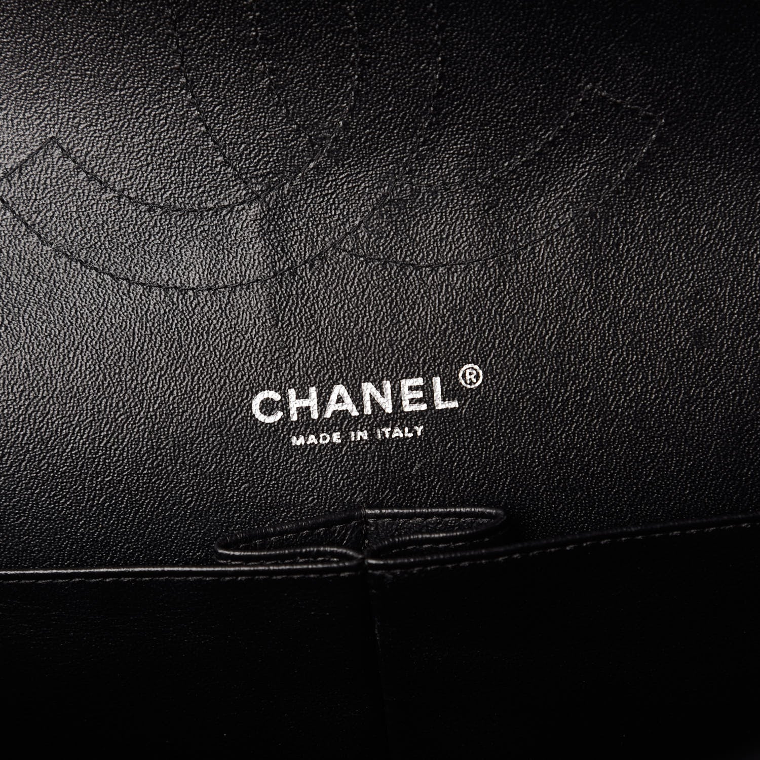 Chanel Lambskin Quilted Jumbo Double Flap Black 8 of 14
