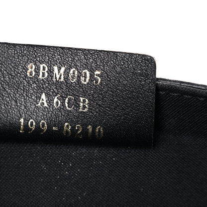 Fendi Vitello Cruise F is Fendi Bi-Color FF 1974 Embossed Envelope Belt Bag Maya Black 7 of 16