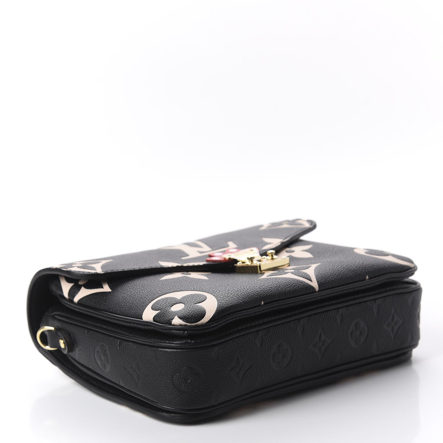 Louis Vuitton Empreinte Monogram Giant Crafty Pochette Metis Black Creme 3 of 8