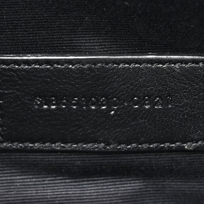 Saint Laurent Grain De Poudre Textured Mixed Matelasse Triquilt Monogram Clutch Blanc Vintage 7 of 19