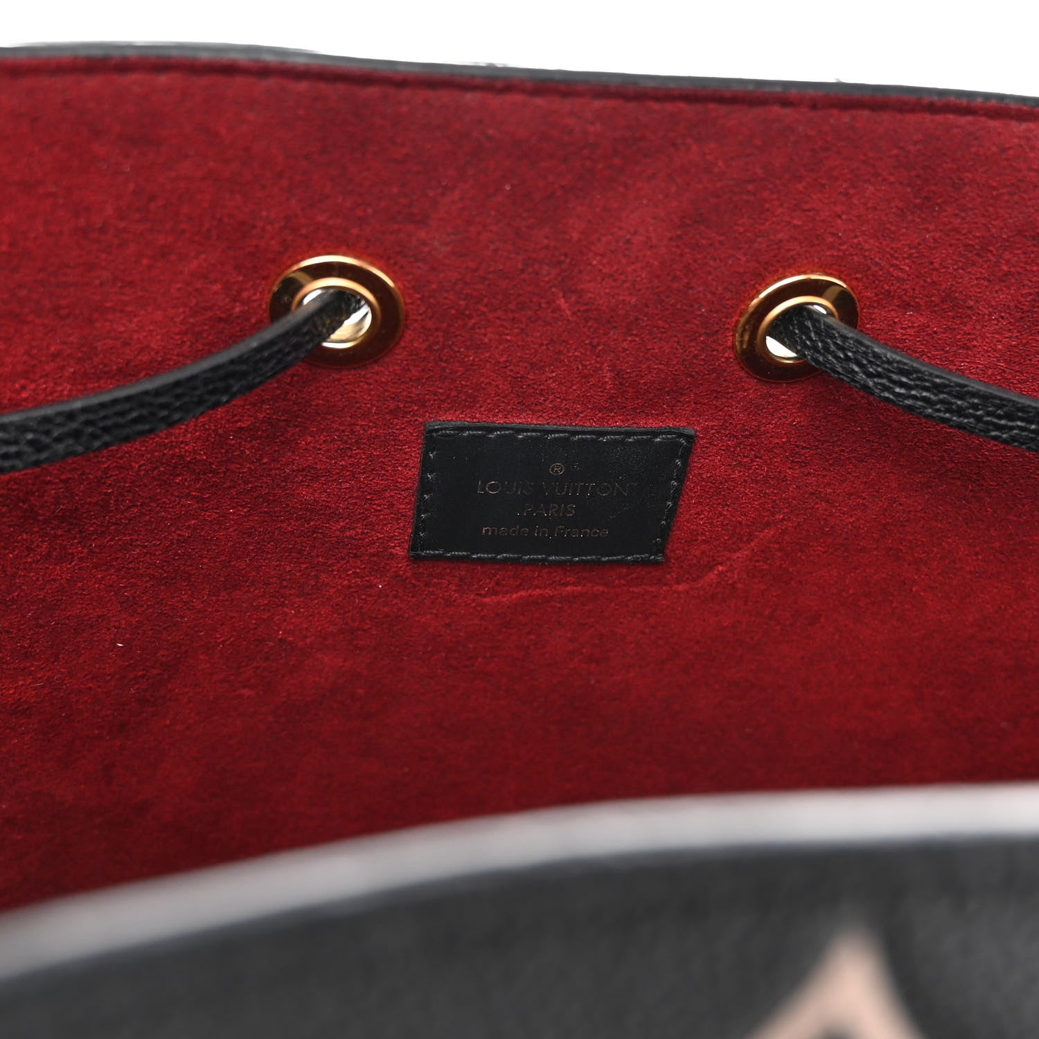 Louis Vuitton Empreinte Monogram Giant Neonoe MM Black Beige 7 of 10