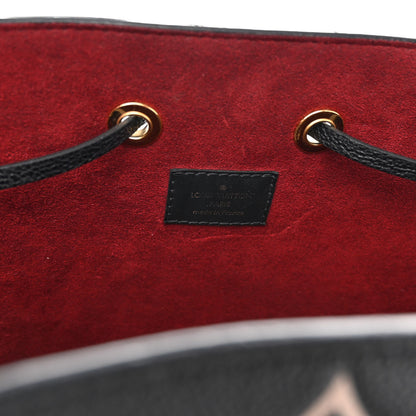 Louis Vuitton Empreinte Monogram Giant Neonoe MM Black Beige 7 of 10