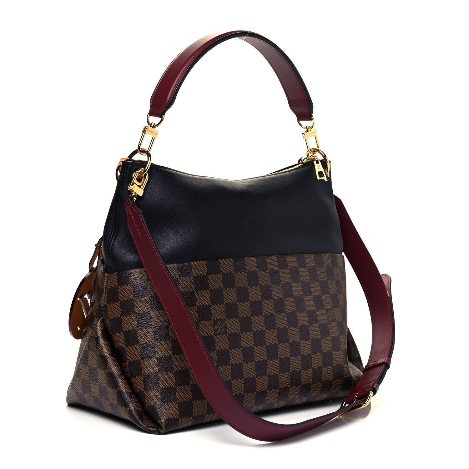 Louis Vuitton Damier Ebene Calfskin Maida Black 3 of 9