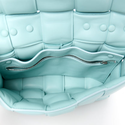 Bottega Veneta Lambskin Maxi Intreccio Padded Chain Cassette Crossbody Bag Spearmint 5 of 13