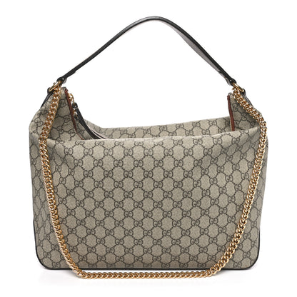 Gucci GG Supreme Monogram Large Linea A Hobo Light Brown 1 of 10