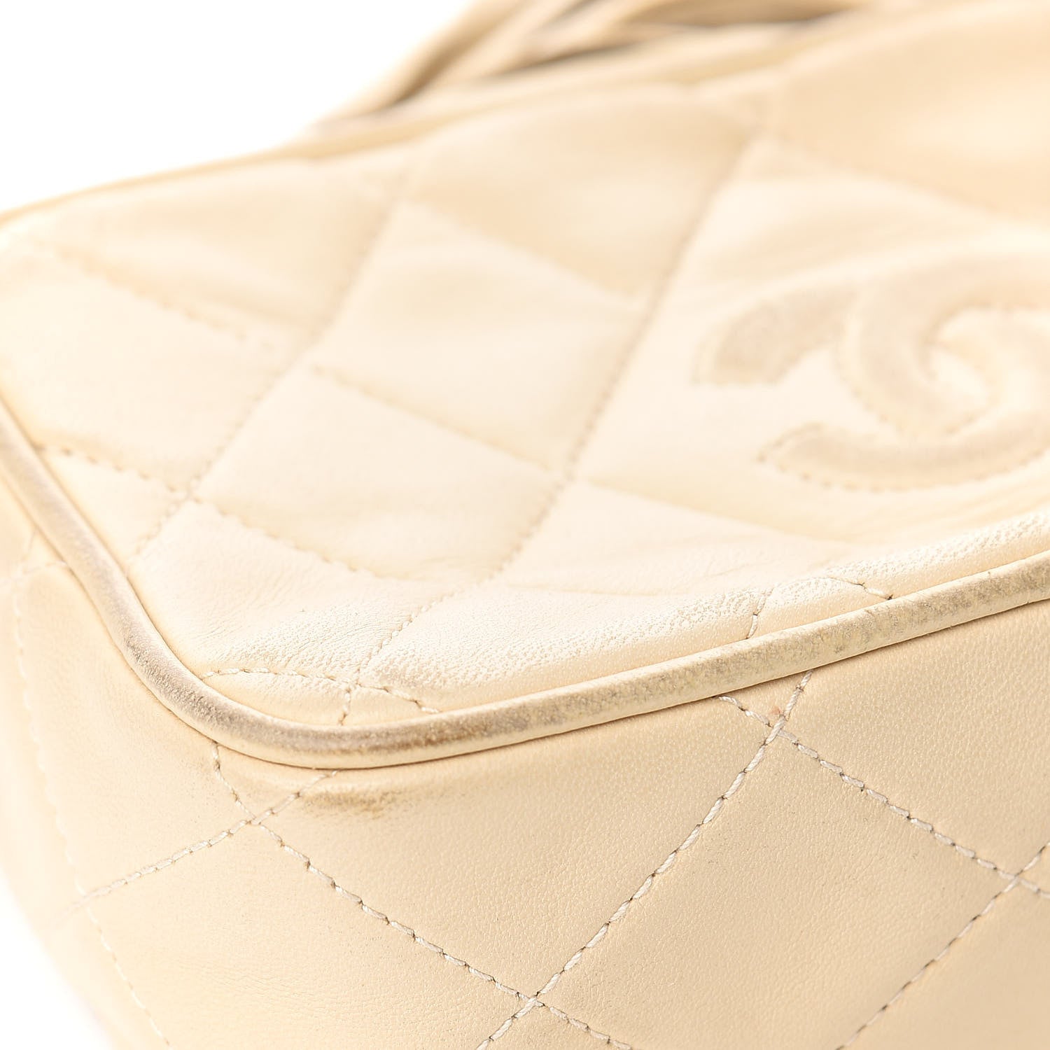 Chanel Lambskin Small Tassel Camera Case Beige 12 of 21