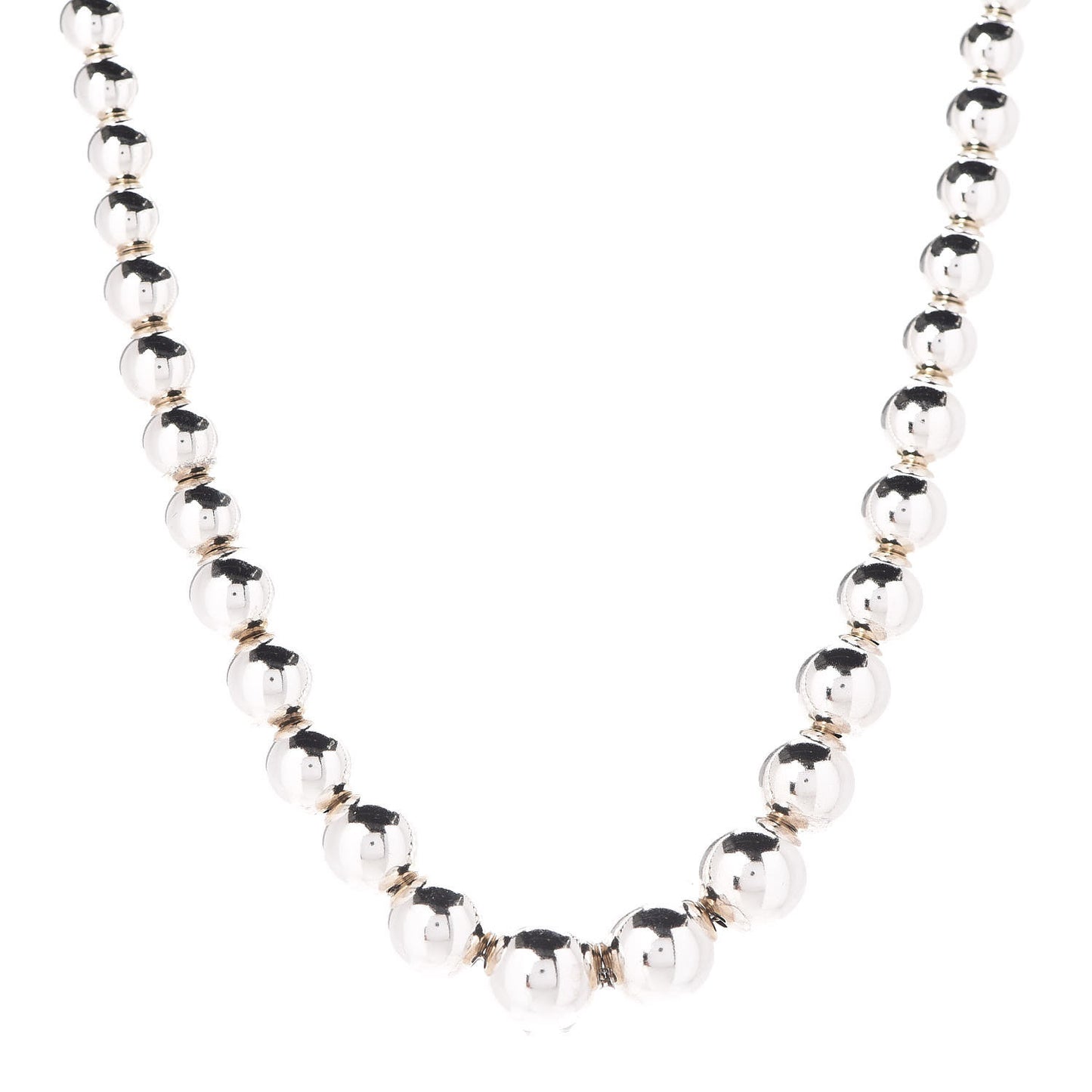 Sterling Silver HardWear Graduated Ball Necklace