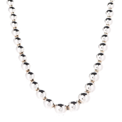 Tiffany Sterling Silver HardWear Graduated Ball Necklace 1 of 5